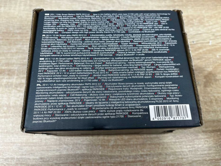 Akumulator PARKSIDE 20V 12Ah PAPS 2012 A1