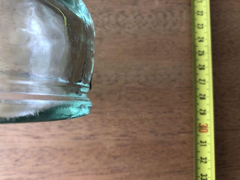 Expositor Cabeca em Vidro / vintage / tamanho real