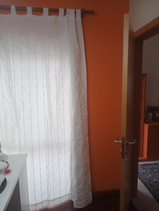 Cortina branco pérola