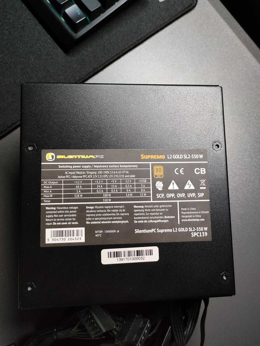 Zasilacz SPC Supremo L2 550w 80PLUS Gold