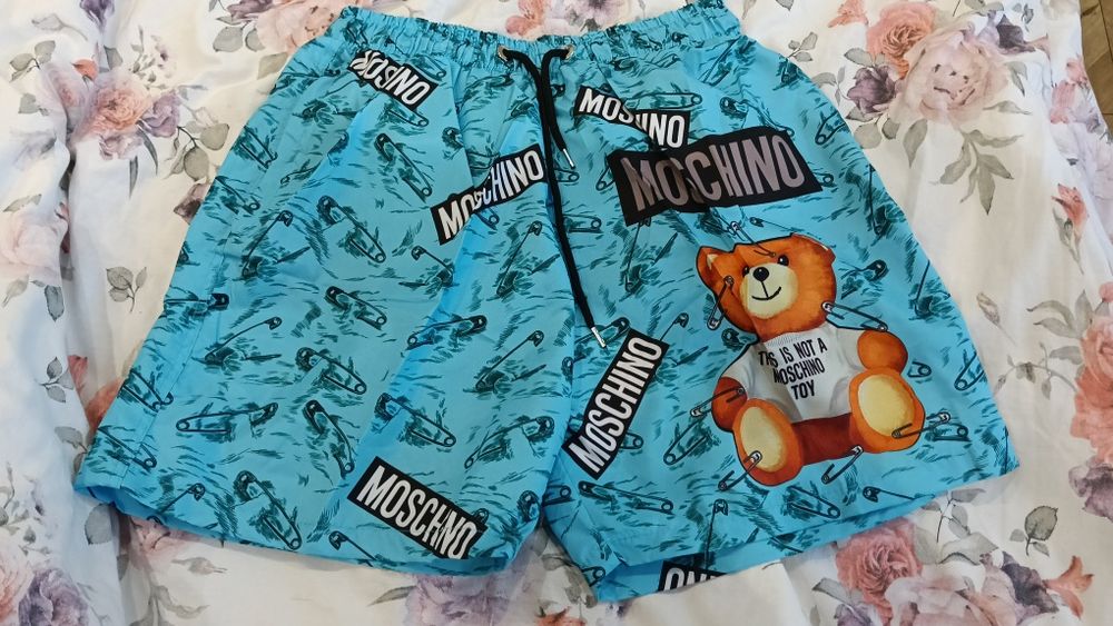 Szorty Moschino niebieskie