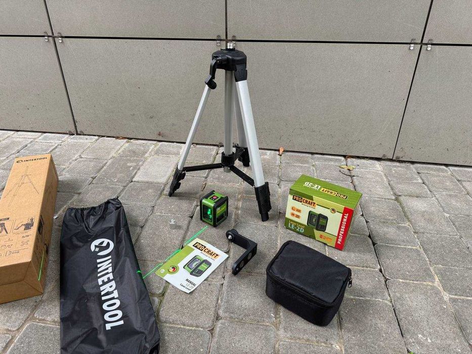 Точний Лазерний рівень Procraft + Штатив 1,15м + Перехідник + Гарантія