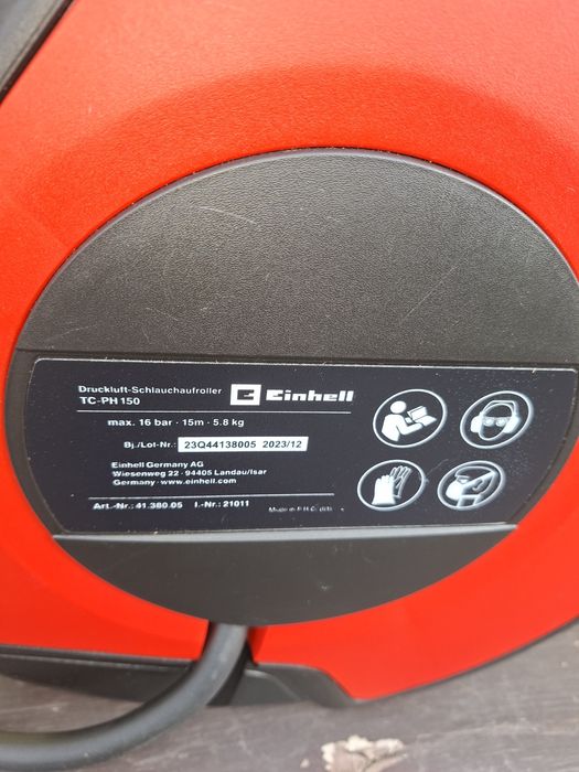 Zwijacz węża sprężonego powietrza Einhell TC-PH 150.