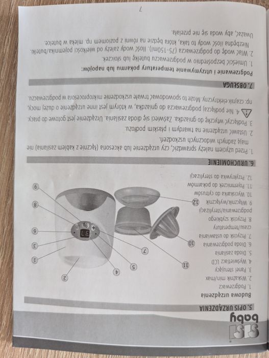 Podgrzewacz ze sterylizatorem