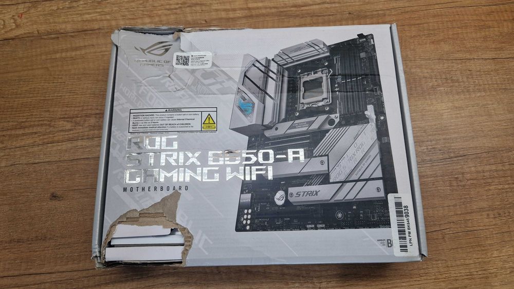 Płyta główna Asus Rog Strix B650-A Gaming Wifi box gwarancja nr 499817