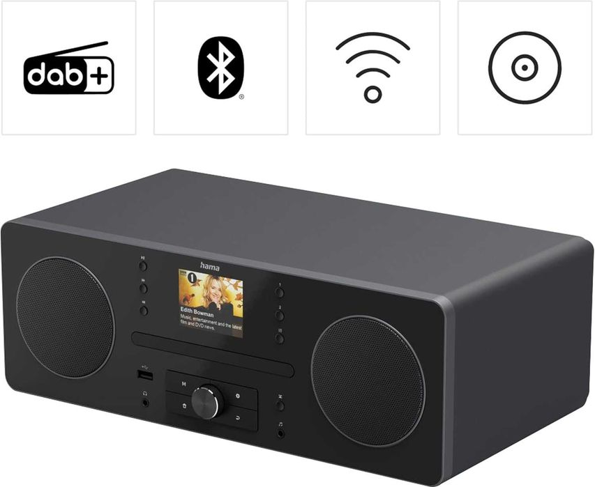 Hama Radio Cyfrowe i Internetowe z DAB/DAB+ DIR1570CBT