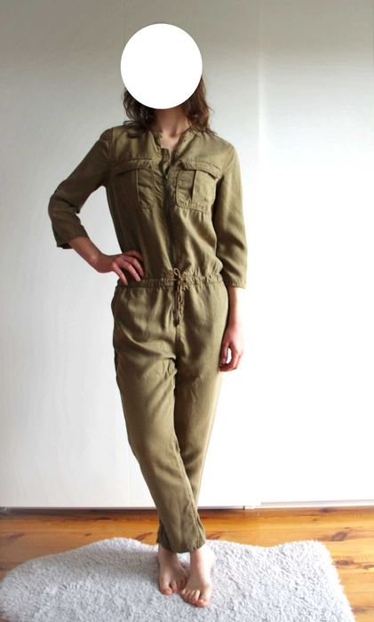LAB DIP PARIS długi letni kombinezon khaki