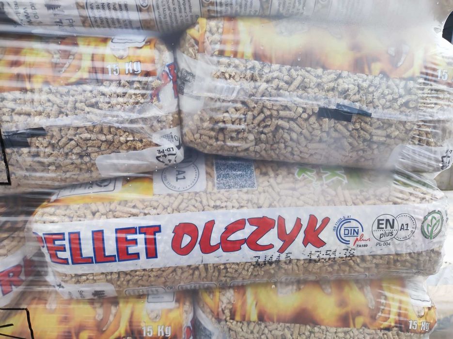 Pellet Olczyk ENplus A1 premium wysoka kaloryczność niska ilość popiołu