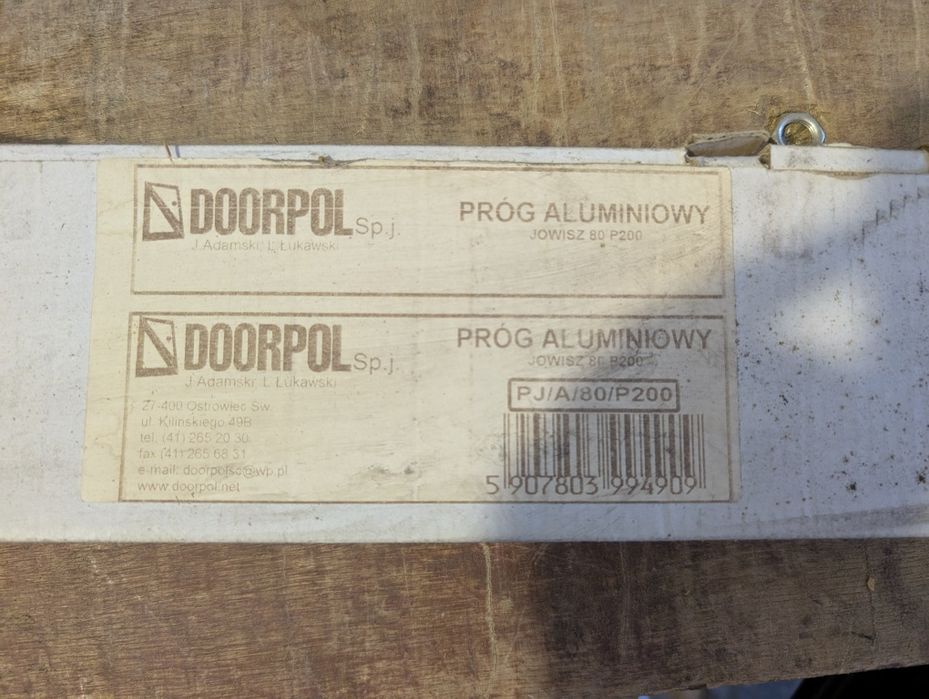 Sprzedam próg aluminiowy