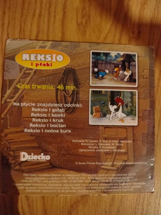 Reksio i ptaki film VCD 46 min.
