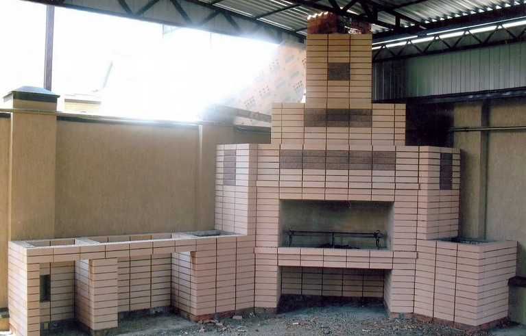 Печник  Камин Печь помпейская  коптильня,  Мангал  Барбекю из кирпича