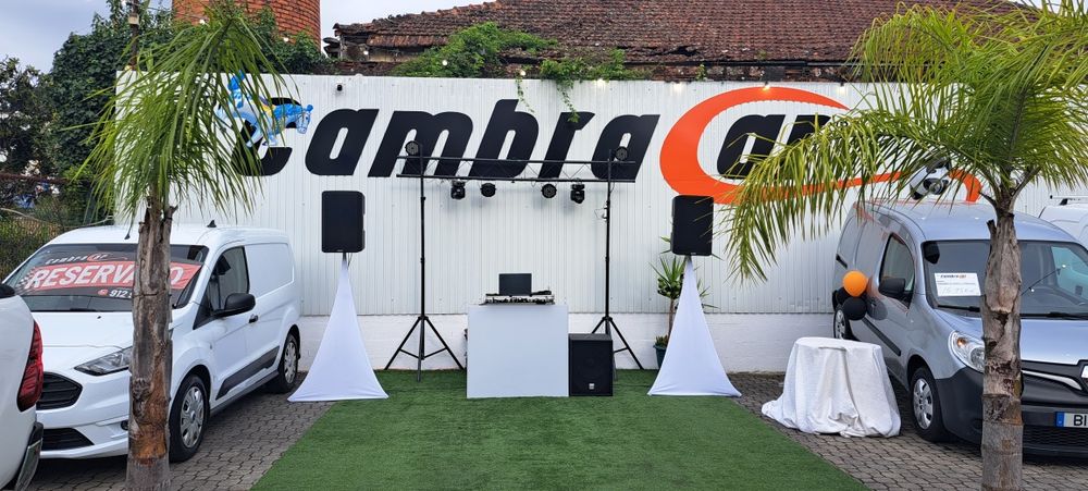 Stand luzes com barras truss Dj