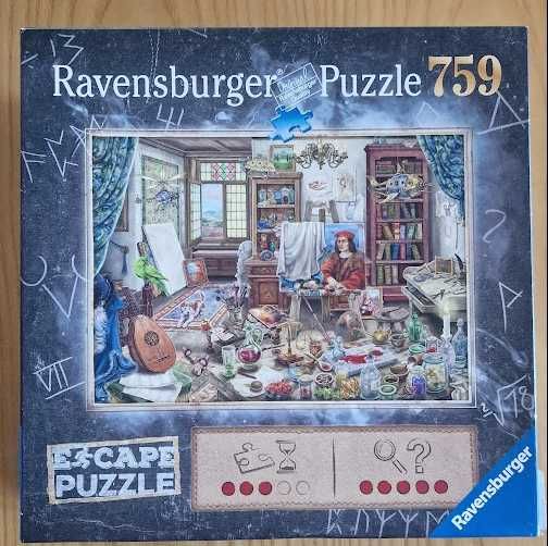 Puzzle Studio Artysty z serii Ravensburger Escape Puzzle 759 el.