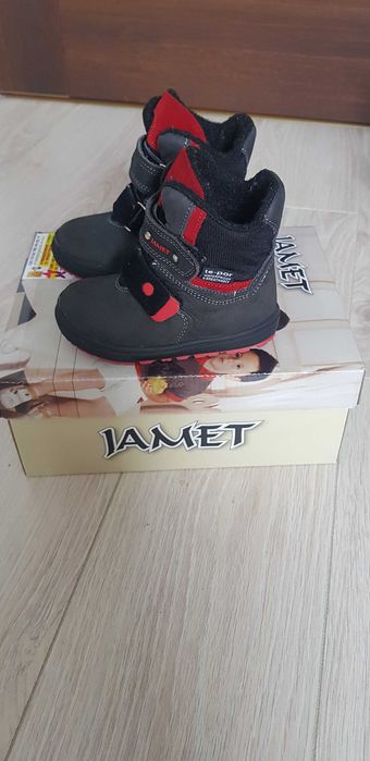 Buciki skórzane zimowe, Jamet, r. 21 JAK NOWE