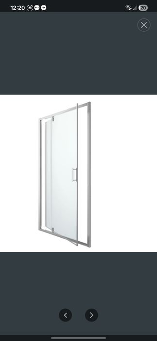Drzwi wahadłowe prysznicowe Beloya 120cm