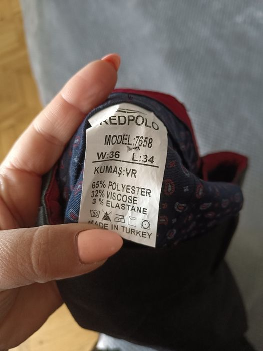 Spodnie garniturowe męskie