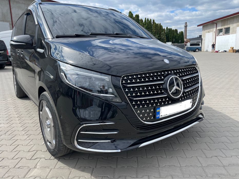 Бампер рестайл фари 25 рік фара Mercedes Vito w447 V-Class Metris