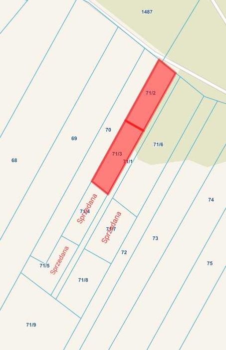 Działki budowlane Brok – MPZP, prąd, 1010 m² i 1050 m² - Więcej