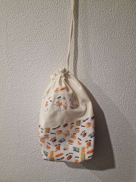 Sacos do pão em tecido