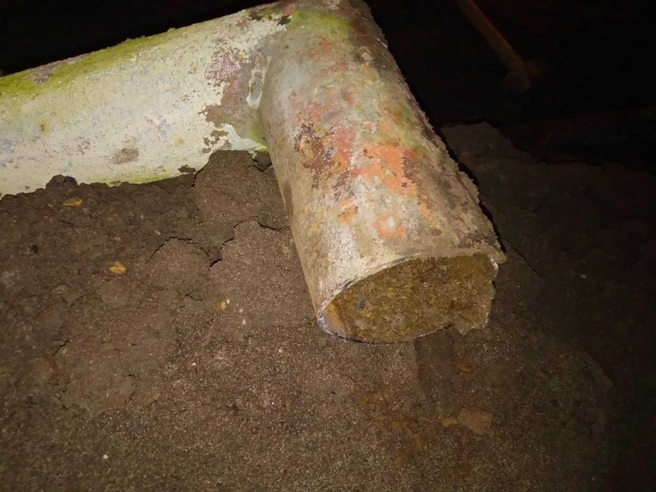 Kolano wylewka Rura stalowa fi 114mm 11,4cm rury element L gięty 1 szt