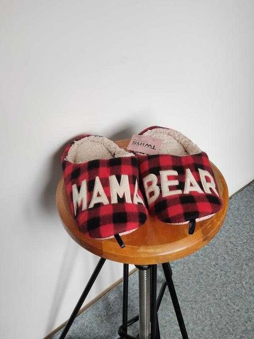Капці домашні жіночі mama bear 38/39 тапочки напiвчешки twinssslippers