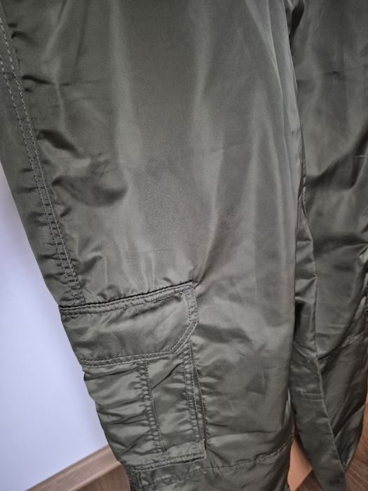 Spodnie bojówki H&M zielone dla dziewczynki rozm 158 nowe