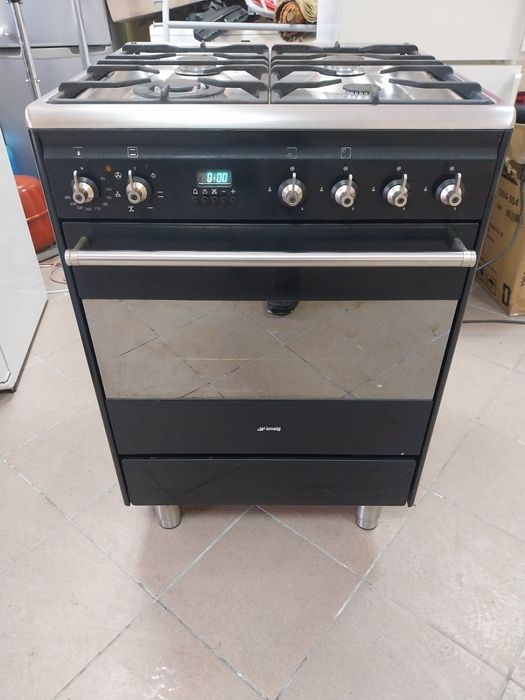 Газова плита елек.духовка SMEG