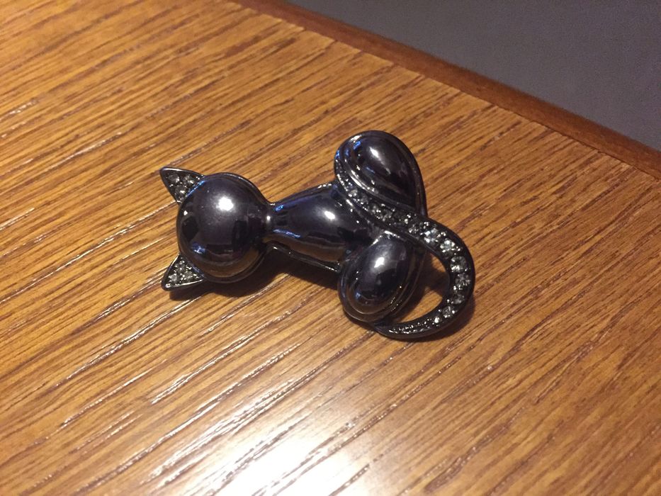 Nowa broszka brosza kot kotek