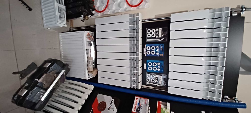 Сантехника,радиаторы,трубы для отопления,канализация,задвижки