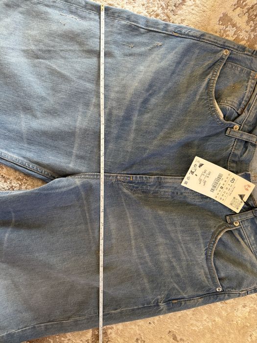 Л-Хл  Небесний колір Джинси zara wide leg 40 розмір