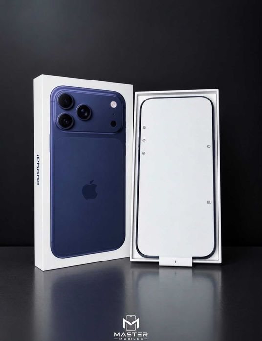 iPhone 17 Pro Max 1 TB Deep Blue | Open Box | Gwarancja Apple | 0 cykli | ESIM