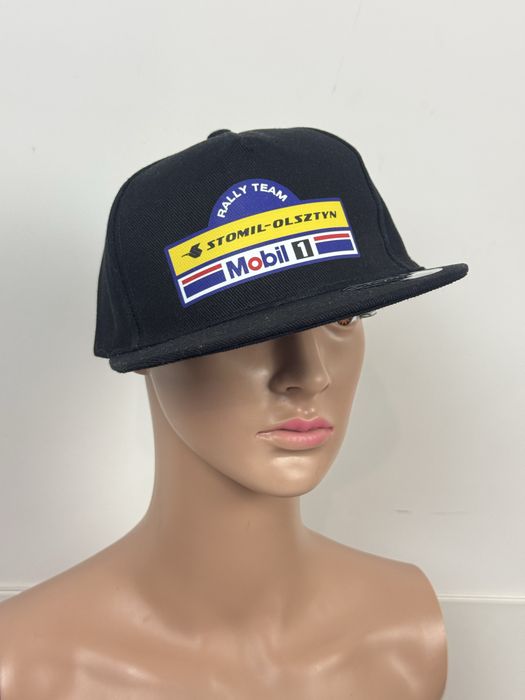 Czapka z daszkiem Stomil - Olsztyn Rally Team Mobil 1 / SnapBack / flat peak