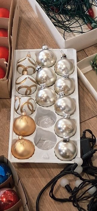 Bombki szklane z czasów prl