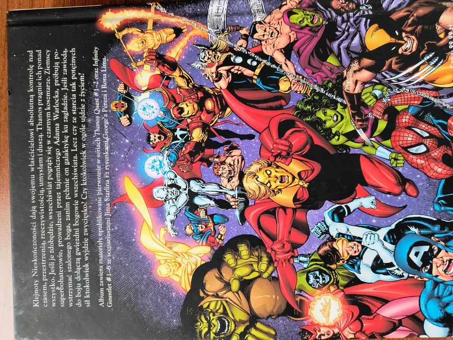 Komiks Marvela Rękawica Nieskończoności tom 1 Sagi Nieskończoności