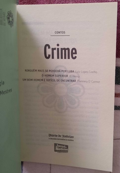 Contos de Crime, Luiz Lopes Coelho, O. Henry, Flannery O'Connor