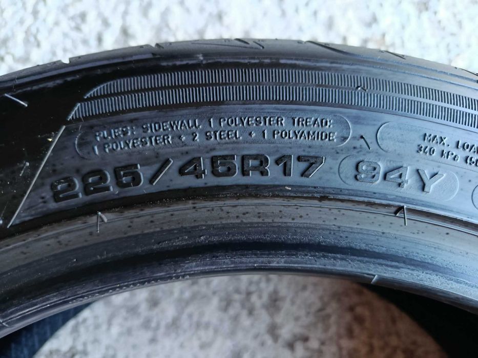 Opony letnie 225/45 R17 stan idealny!