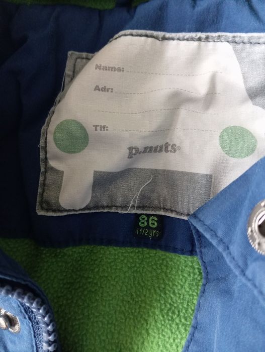 Dwie kurtki ocieplane polarem i jeden Polar od 86 do 98