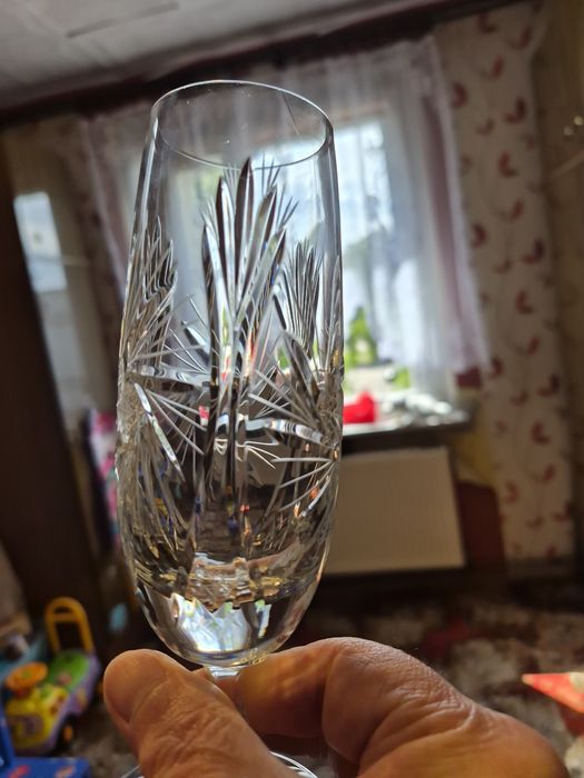 Kieliszki kryształowe do szampana
