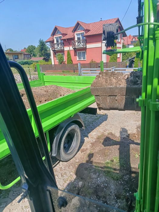 Piasek żwir pospółka ziemia kamienie beton minikoparka