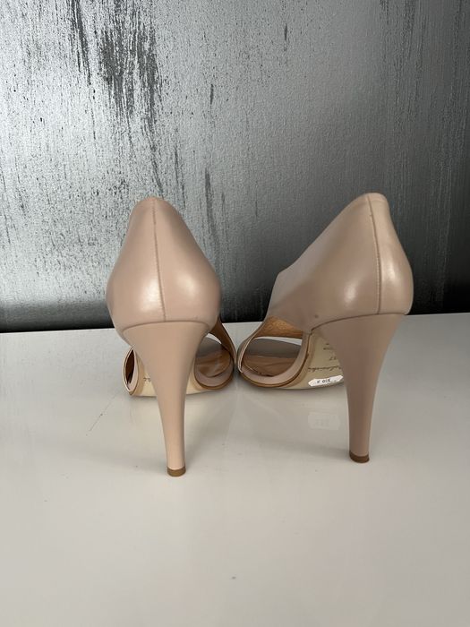 Szpilki R.Polański 720 różowy lico