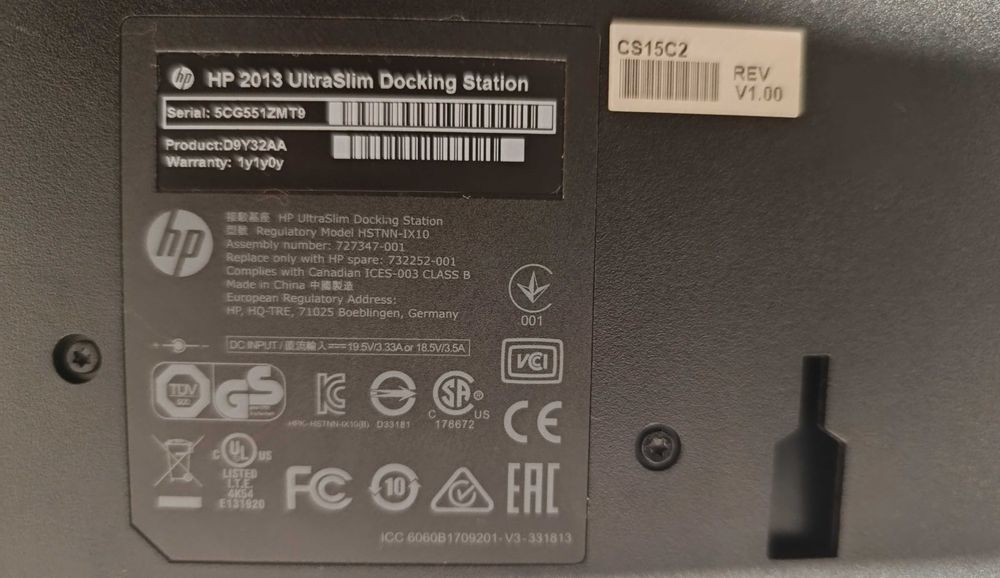 Dock UltraSlim da HP Compaq 2013