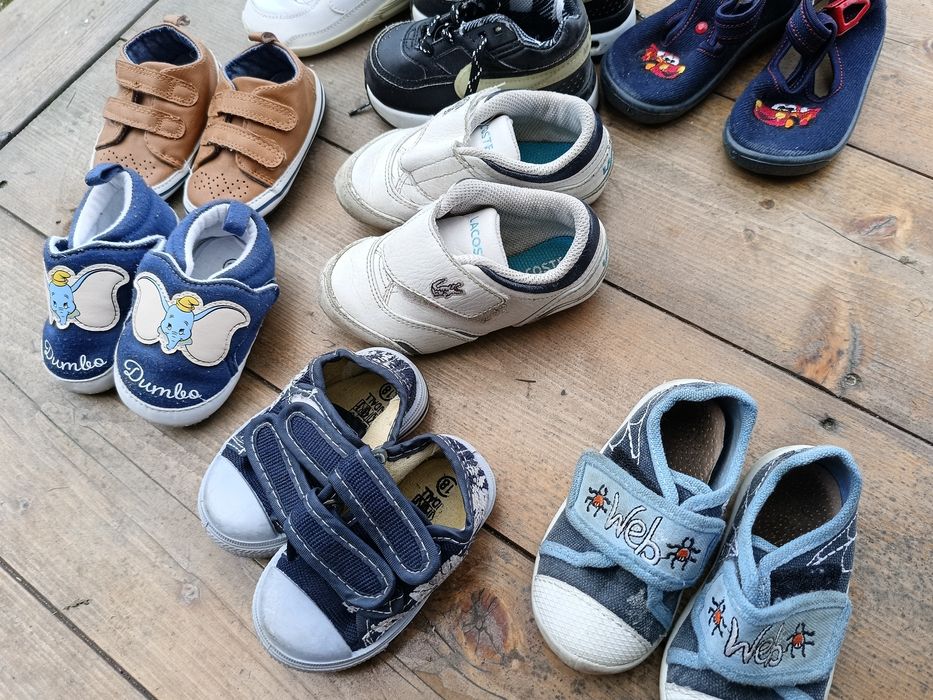 Buty dziecięce 9 par