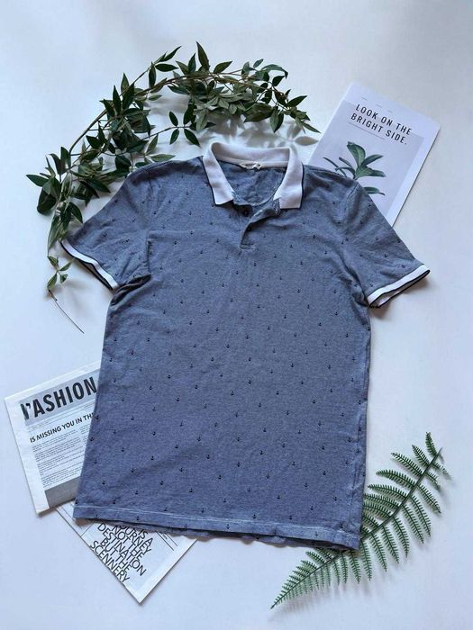 Męskie letnie polo kotwice Reserverd