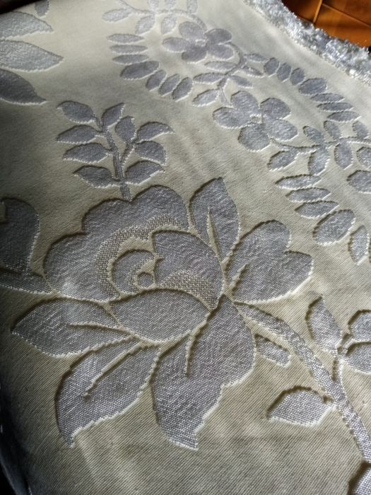 Colcha vintage pérola