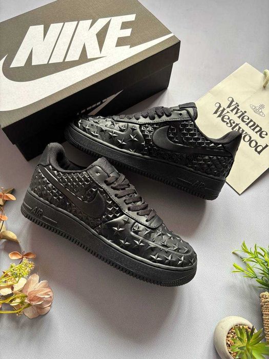 Кросівки Nike Air Force 1 Low "Independence Day"/ чорні форс найк