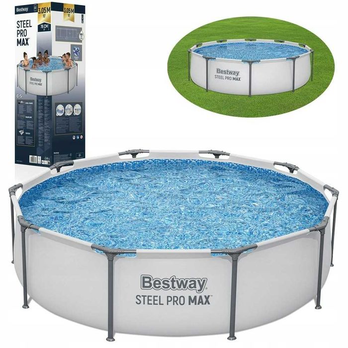 Басейн каркасний Bestway 305x76 см. 4678 л. Новий. Для дому та дачі. Каркасный бассейн