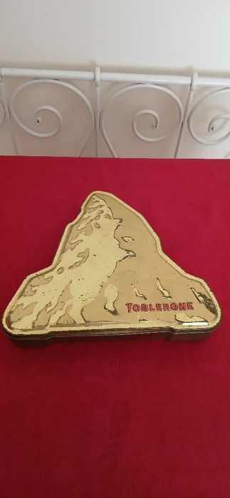 Lata Toblerone, usada