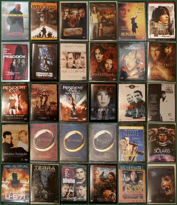 Filmes DVD 3 Euros cada