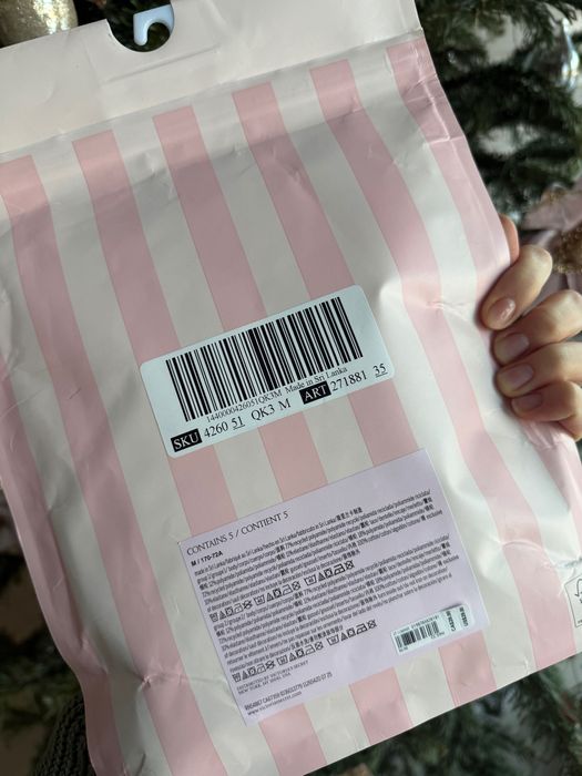 Набір трусів (5 штук) VICTORIA’S SECRET, розмір М, оригінал