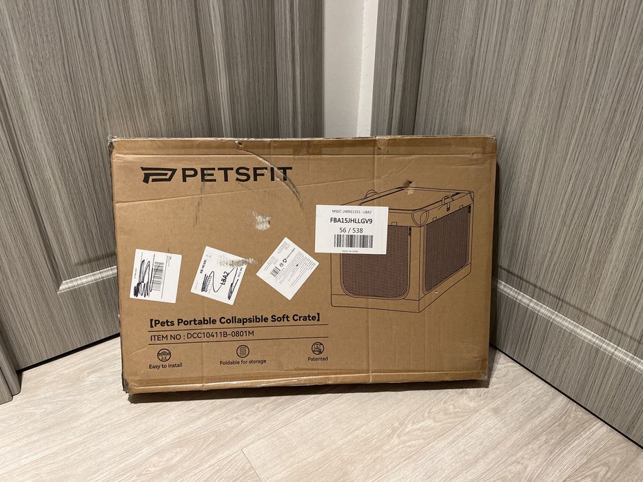 Розкладна клітка бокс для собак та котів